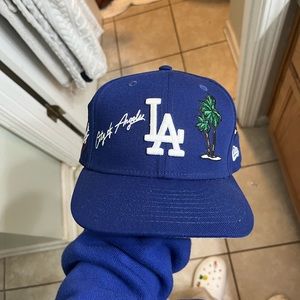 Los Angeles LA Dodgers New Era Palm Tree City Of Angels Snapback Hat